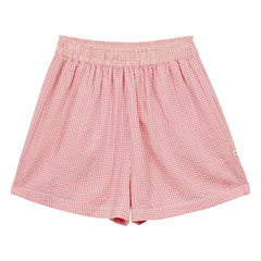 a.p - Shorts de Cuadros de Algodón | Rosa