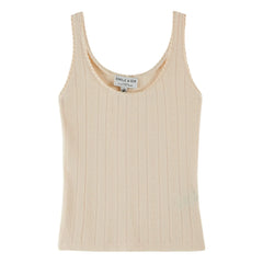 Emile et Ida - Camiseta de tirantes de algodón modal | Crema