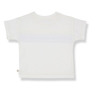 1+ in the family - Camiseta Rayas Alayor | Blanco