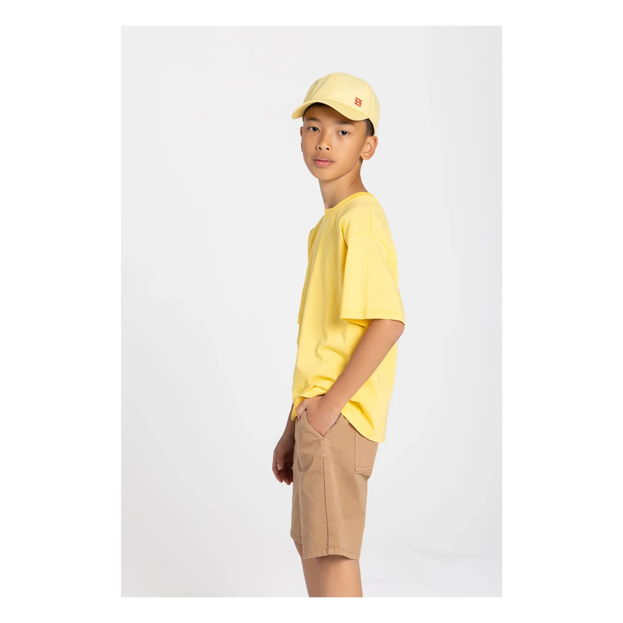 Smallable Kid - Camiseta Nils de algodón orgánico | Amarillo flúor