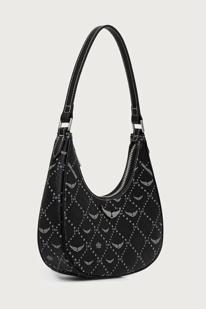 Bolso hobo de cuero sintético para mujer