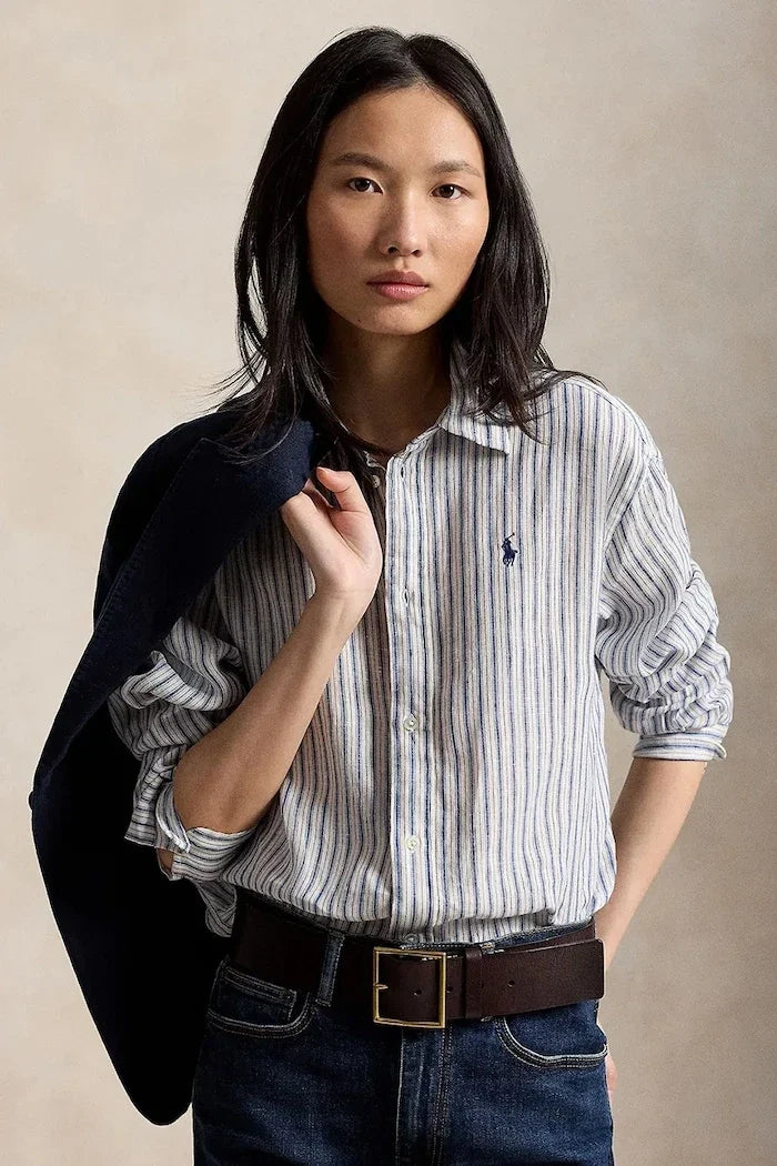 Camisa de lino Polo Ralph Lauren para mujer