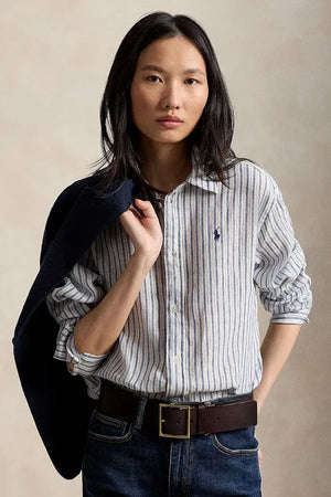 Camisa de lino Polo Ralph Lauren para mujer