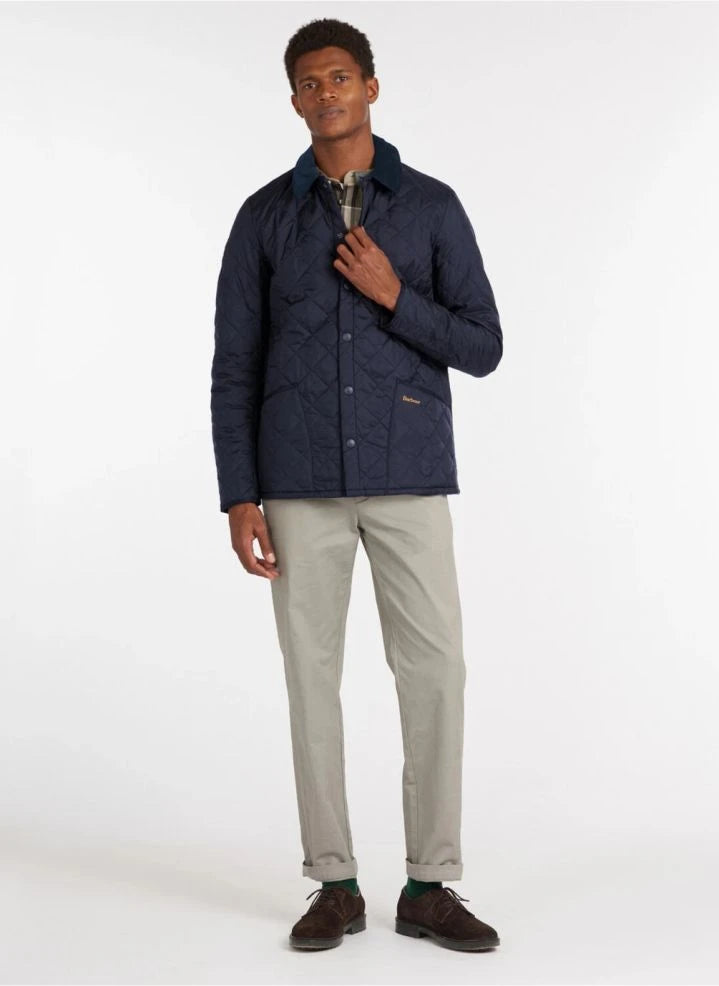 Barbour - Heritage Liddesdale Kapitone Ceket | Lacivert