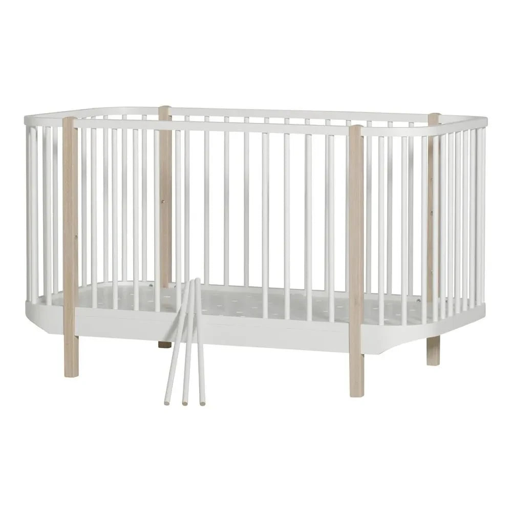Oliver Furniture - Cama Extensible de Madera - 70 x 140 cm - Roble