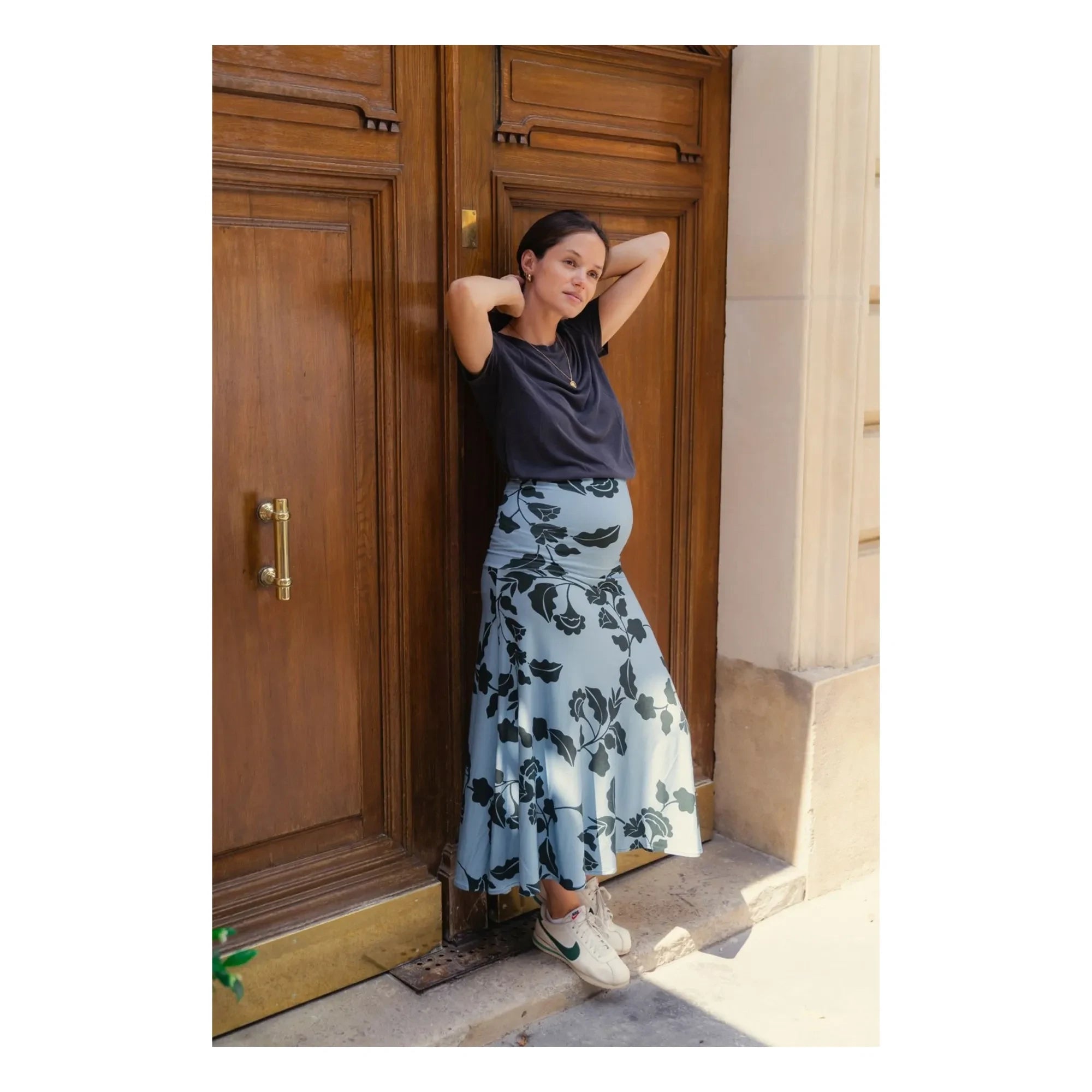 Paloma Collection - Falda de maternidad Mira Tokyo | Azul