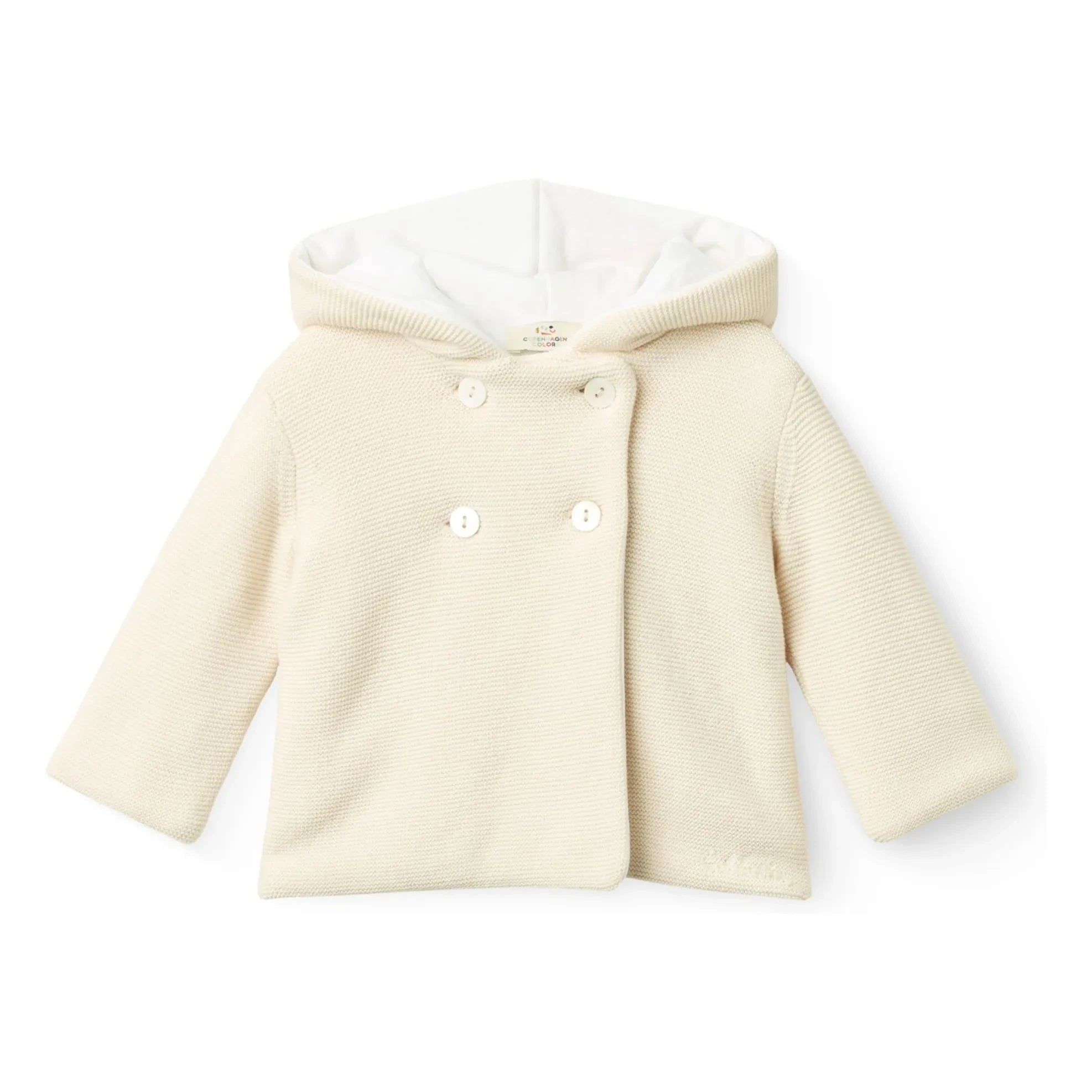 Copenhagen Colors - Chaqueta con Capucha de Algodón Orgánico | Crema