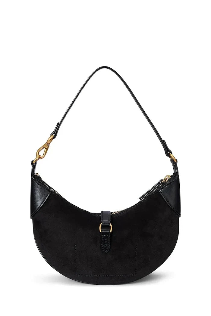 Bolso hobo de cuero Polo Ralph Lauren para mujer