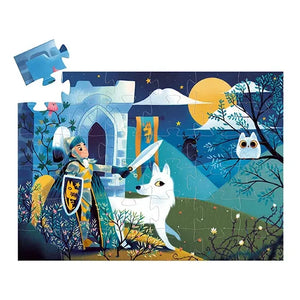 Djeco - Puzzle de 36 piezas Caballero Luna Llena