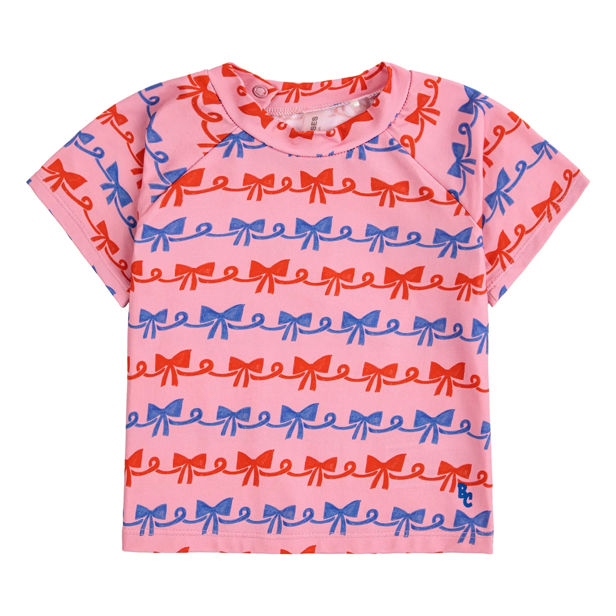 Bobo Choses - Camiseta Anti UV de material reciclado Rayas | Rosa