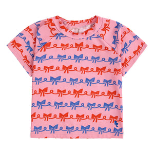 Bobo Choses - Camiseta Anti UV de material reciclado Rayas | Rosa