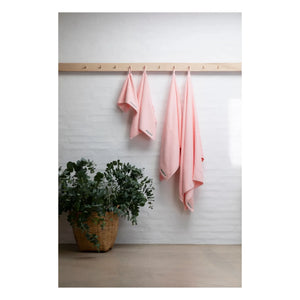 Bongusta - Toalla de invitados Naram | Rosa empolvado