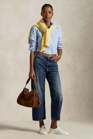 Camisa de algodón Polo Ralph Lauren para mujer
