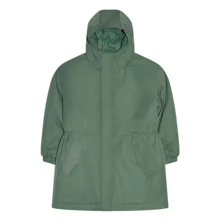 Finger in the nose - Parka Fox con forro de fibra reciclada | Verde azulado