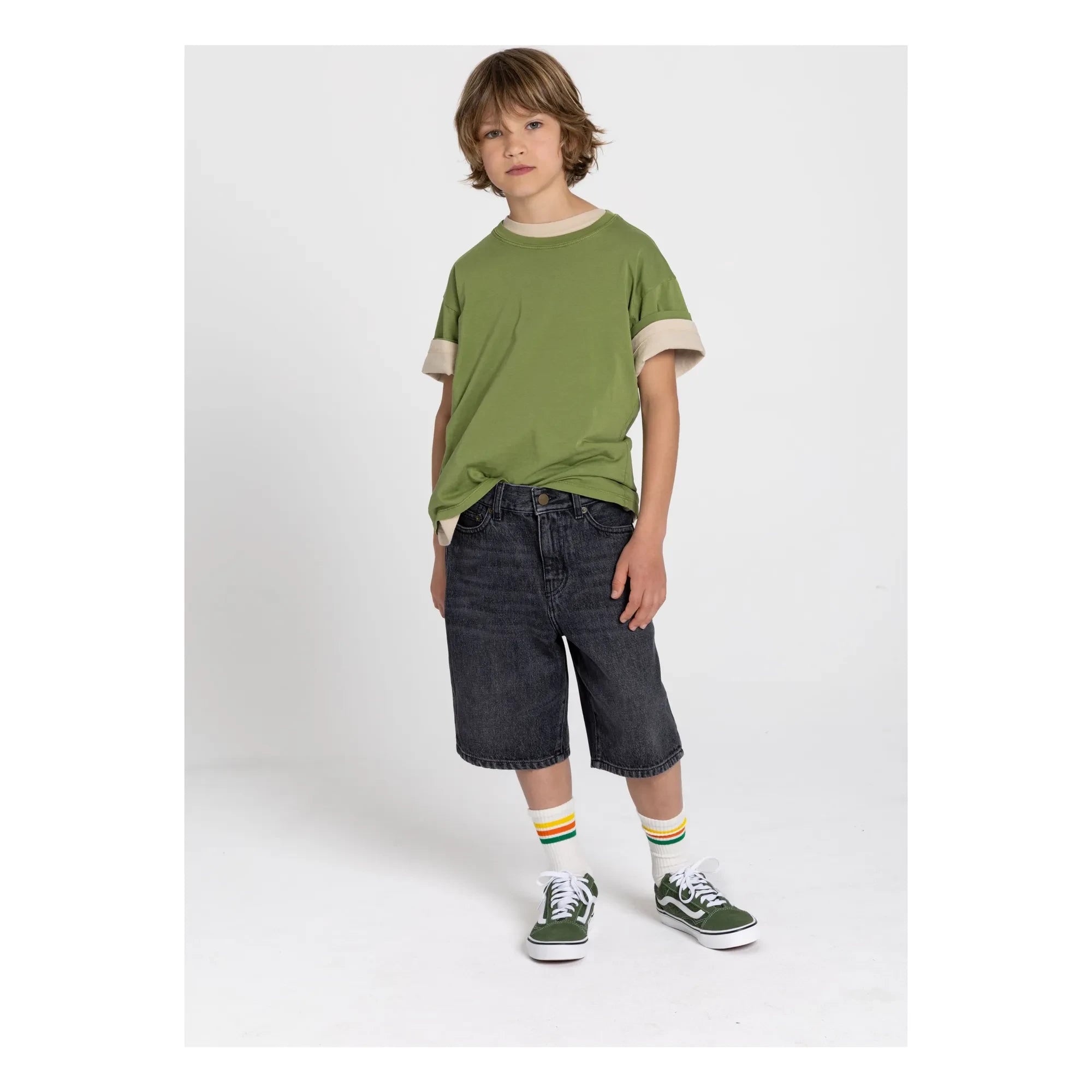 Smallable Kid - Camiseta de algodón orgánico Nils | Verde