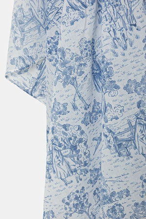 Foulard de algodón Barbour Wisteria para mujer