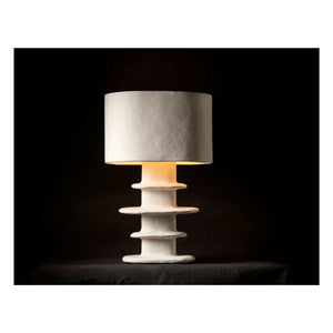 Serax - Lámpara de mesa Earth de papel maché, Marie Michielssen | Blanco