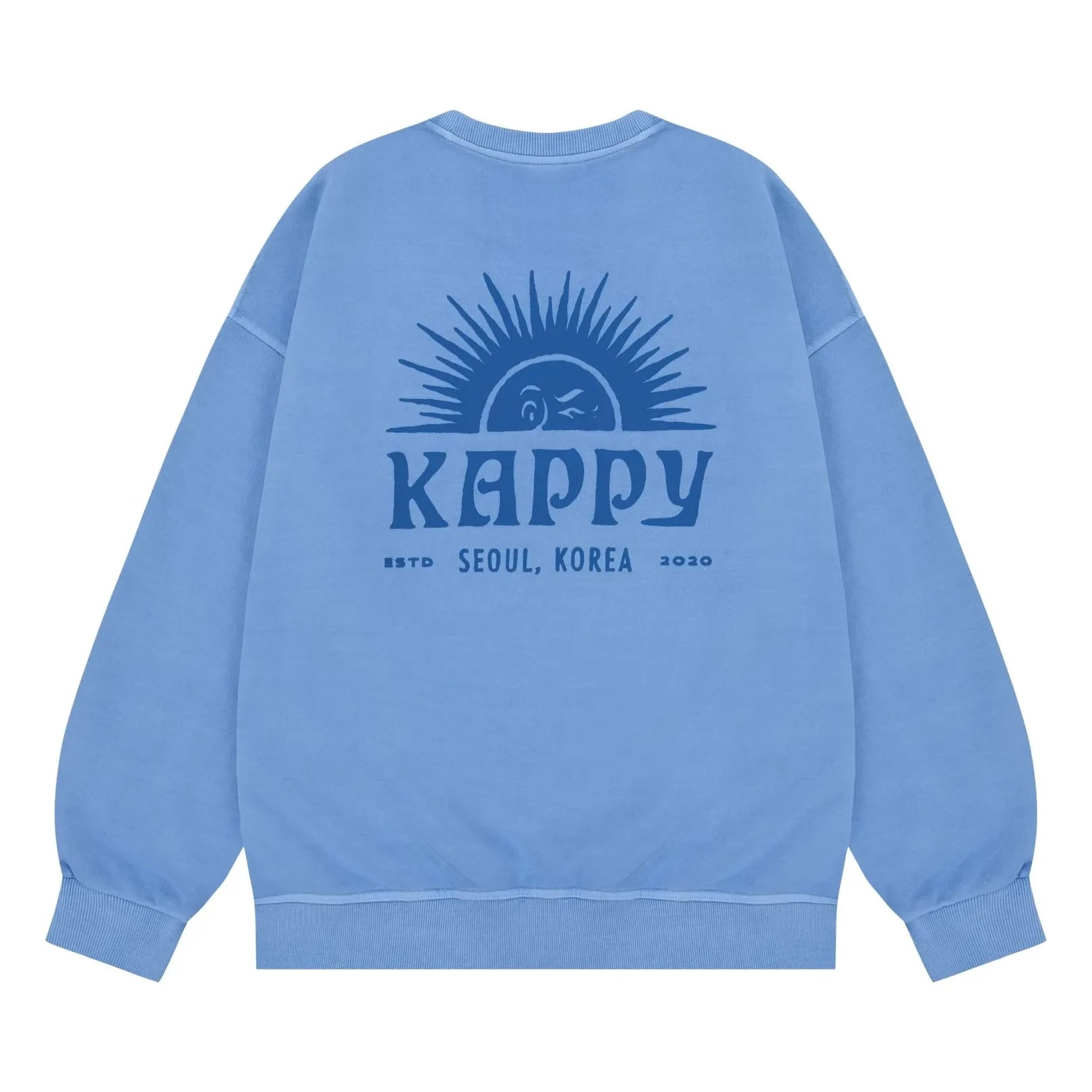 Kappy - Sudadera con pigmento Sunny Wing | Azul claro