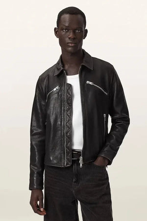 Chaqueta de cuero para hombre AllSaints VERDI
