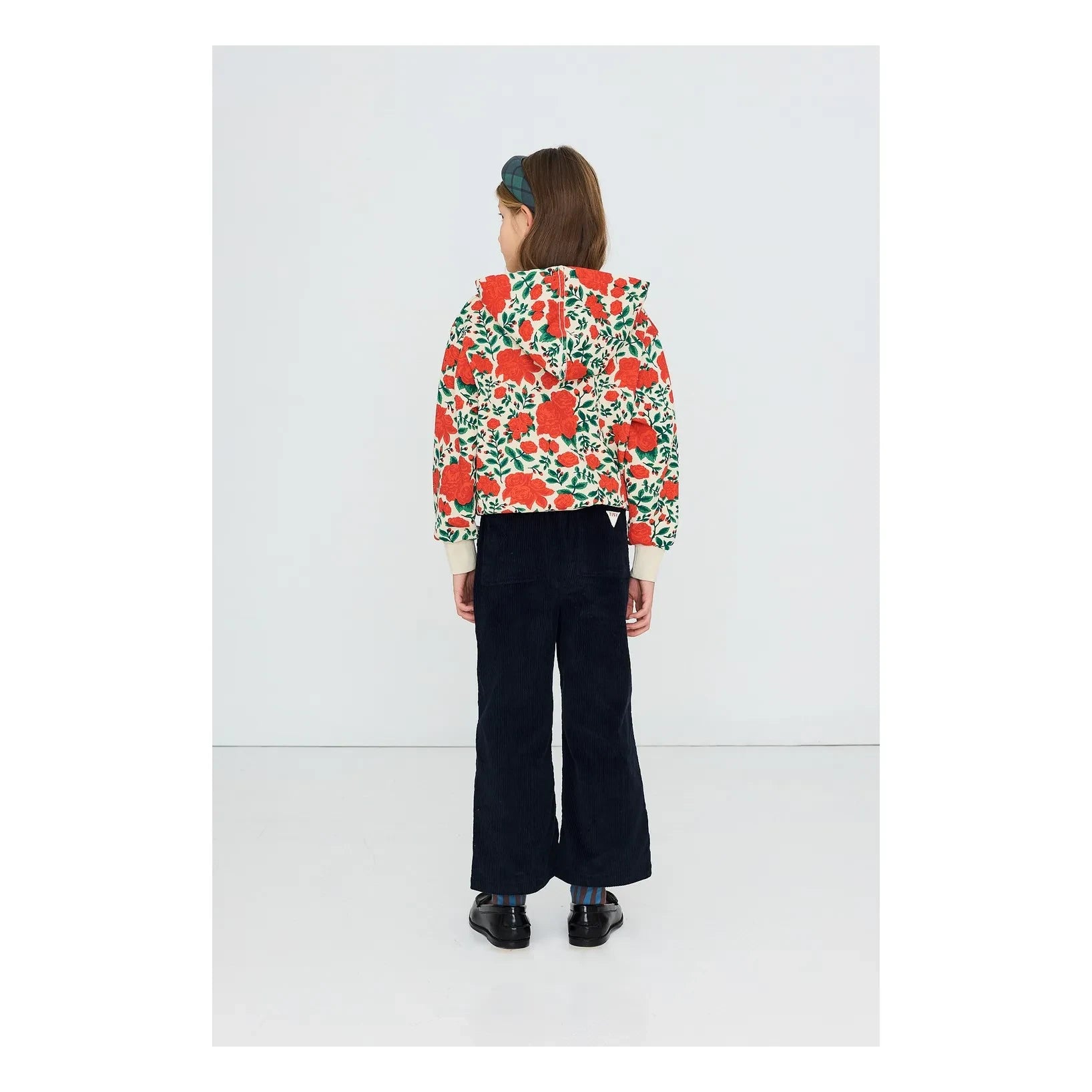 Tinycottons - Organik Pamuklu Güllü Sweatshirt | Krem