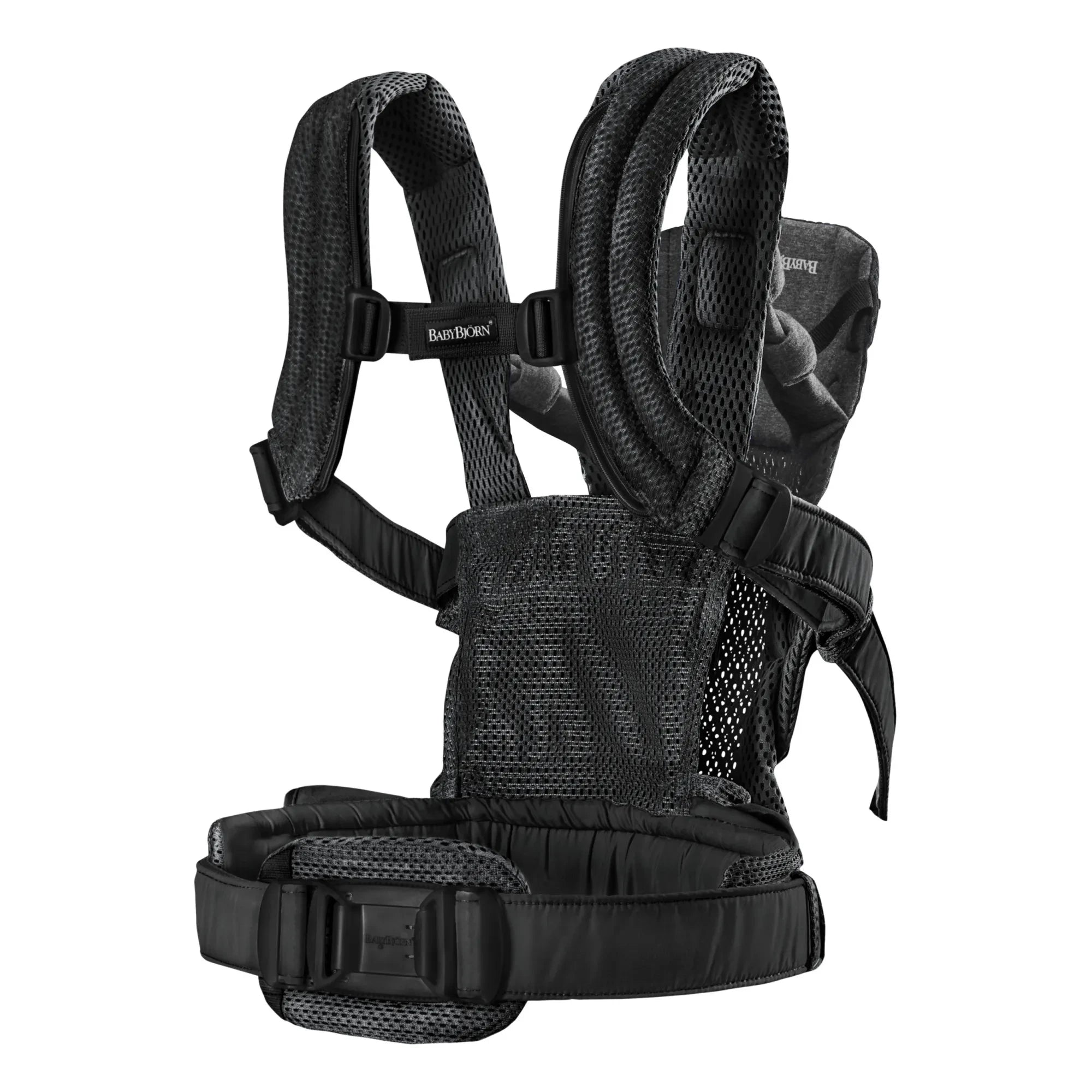 BabyBjörn - Mochila Portabebés Harmony de malla | Negro