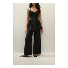 Faithfull the Brand - Pantalones de lino Syna | Negro