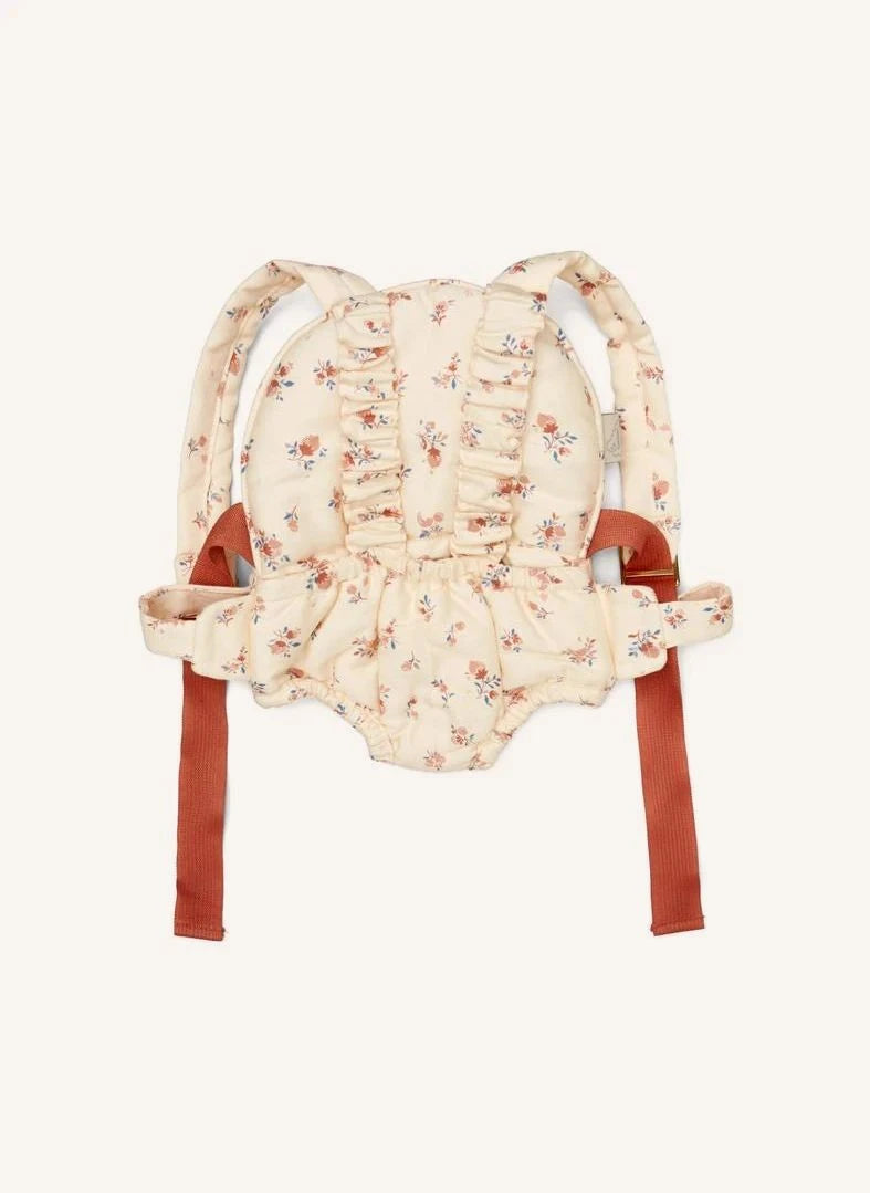 Cam Cam - Bolso portabebés de fresas | Beige