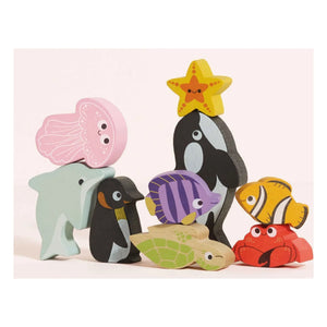 Le Toy Van - Juego de equilibrio de animales del océano