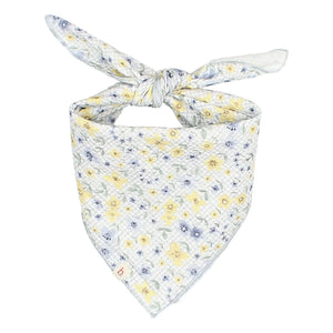 Búho - Pañuelo floral campestre | Azul claro
