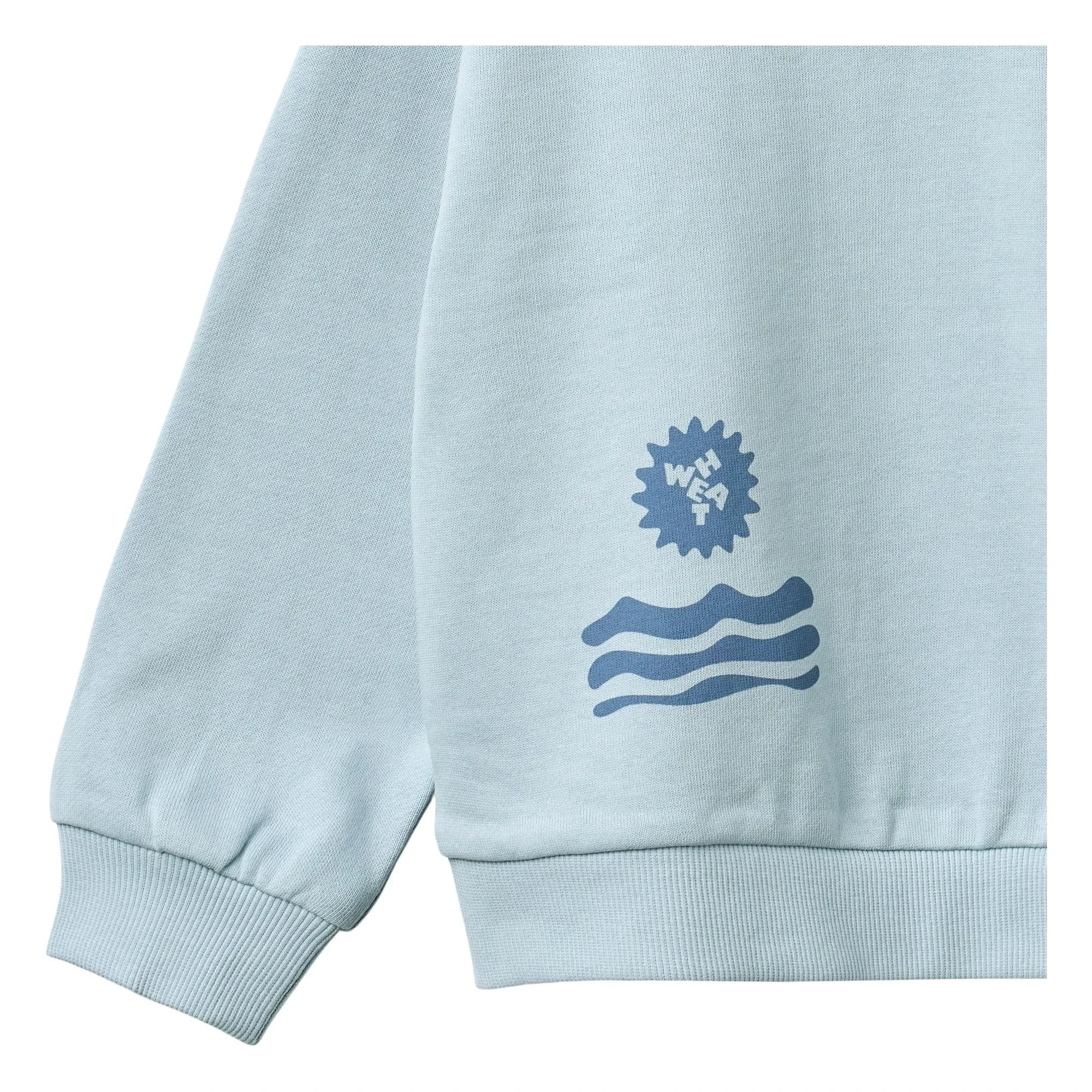 Wheat - Sudadera de algodón orgánico Casey | Azul claro