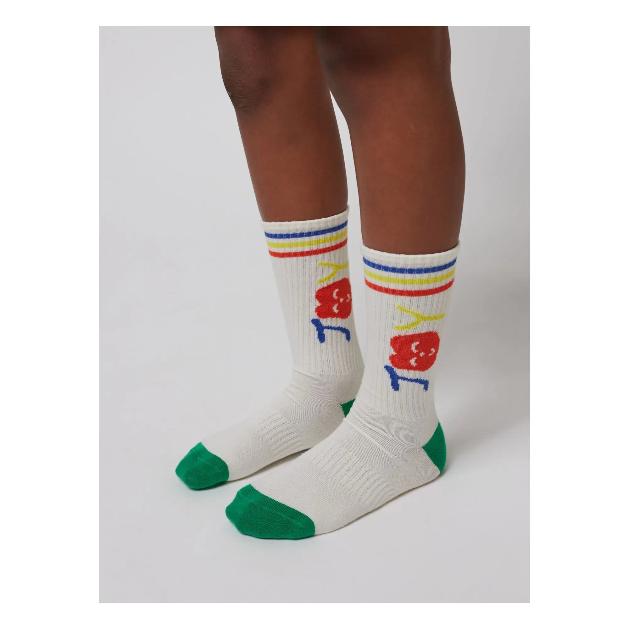 Bobo Choses - Calcetines de Corazones de Algodón Orgánico | Crudo
