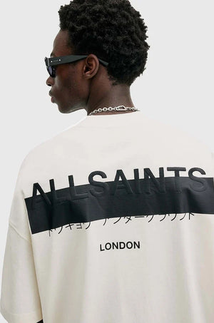 AllSaints REDACT SS CREW Camiseta de algodón