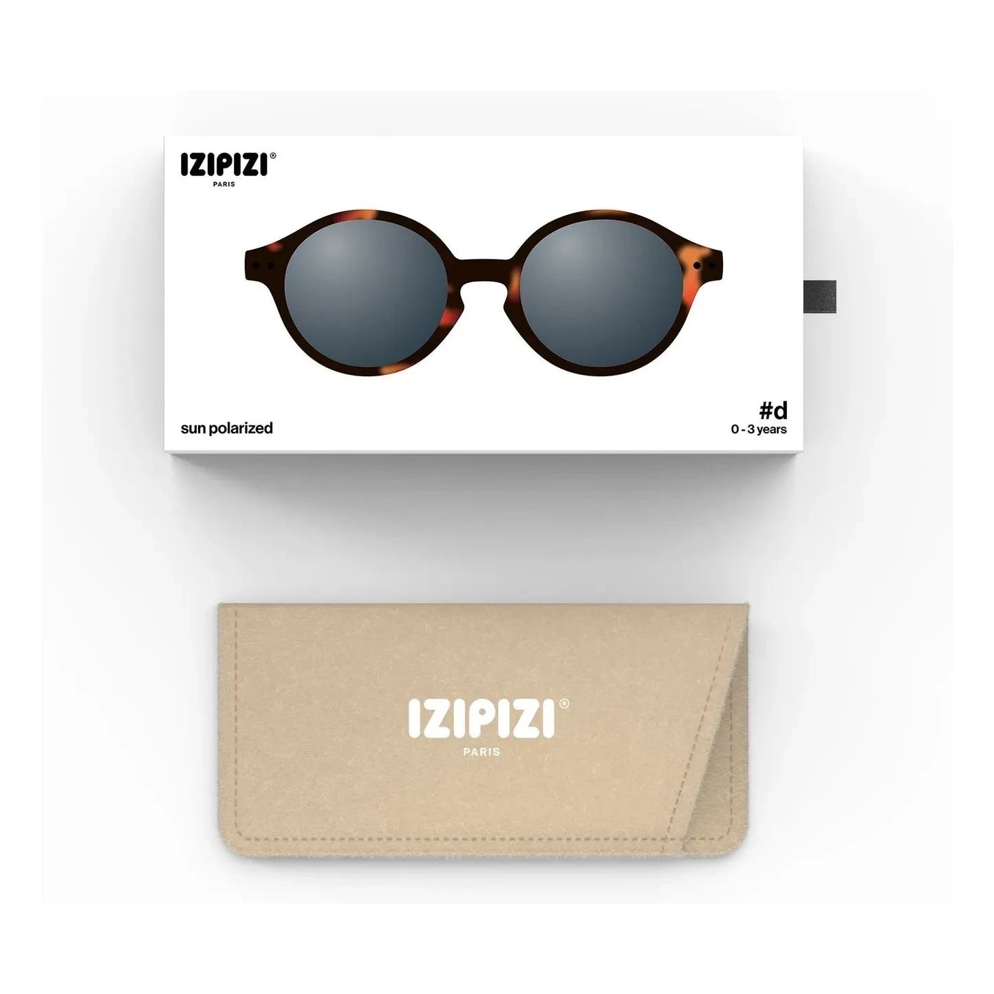 IZIPIZI - Gafas de Sol #D Bebé Tortoise | Marrón