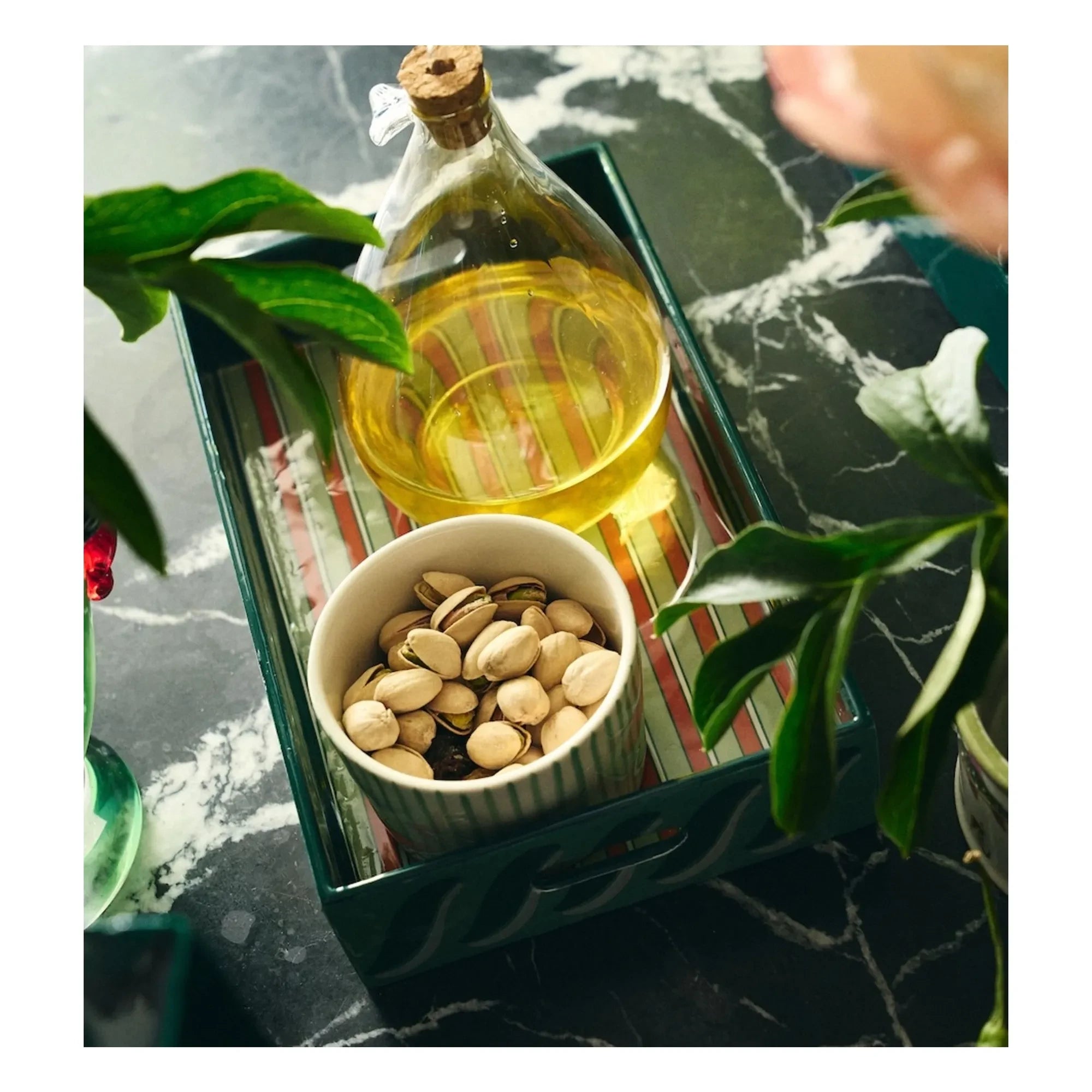 Anna + Nina - Botella de aceite de vidrio Pera