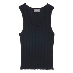 Bompard - Camiseta de tirantes acanalada | Negro