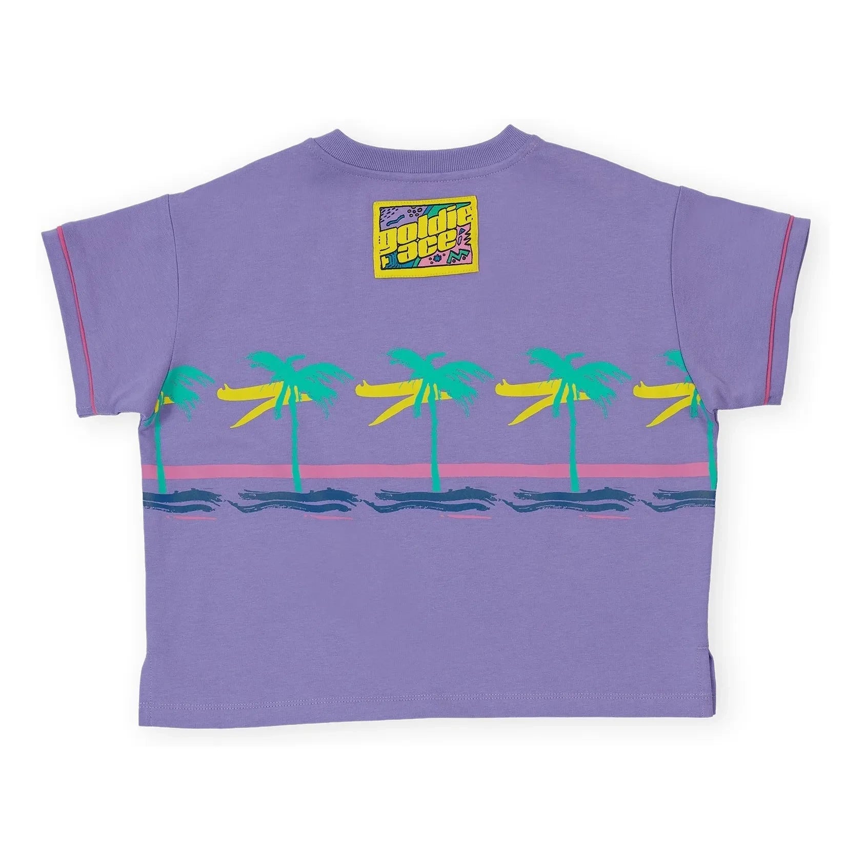 Goldie + Ace - Camiseta Oversize Palm | Morado