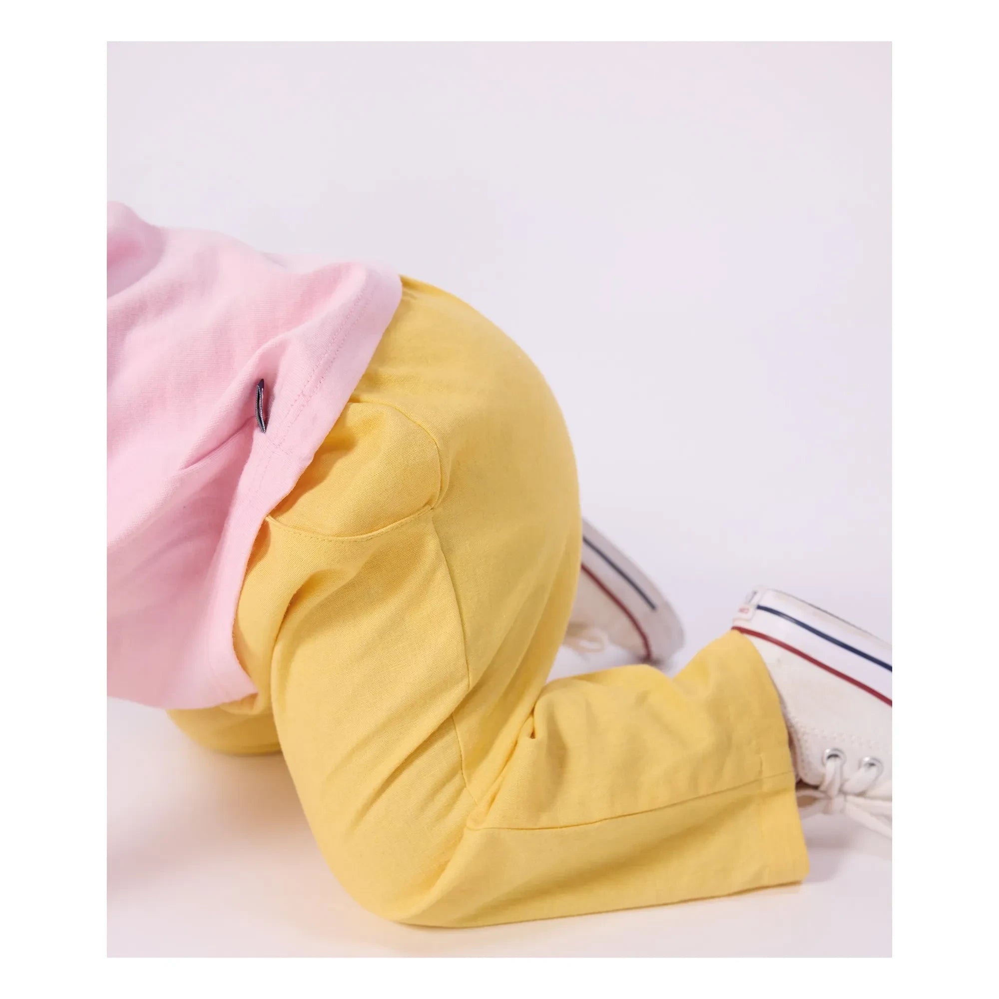 Petit Bateau - Pantalón de lino | Amarillo