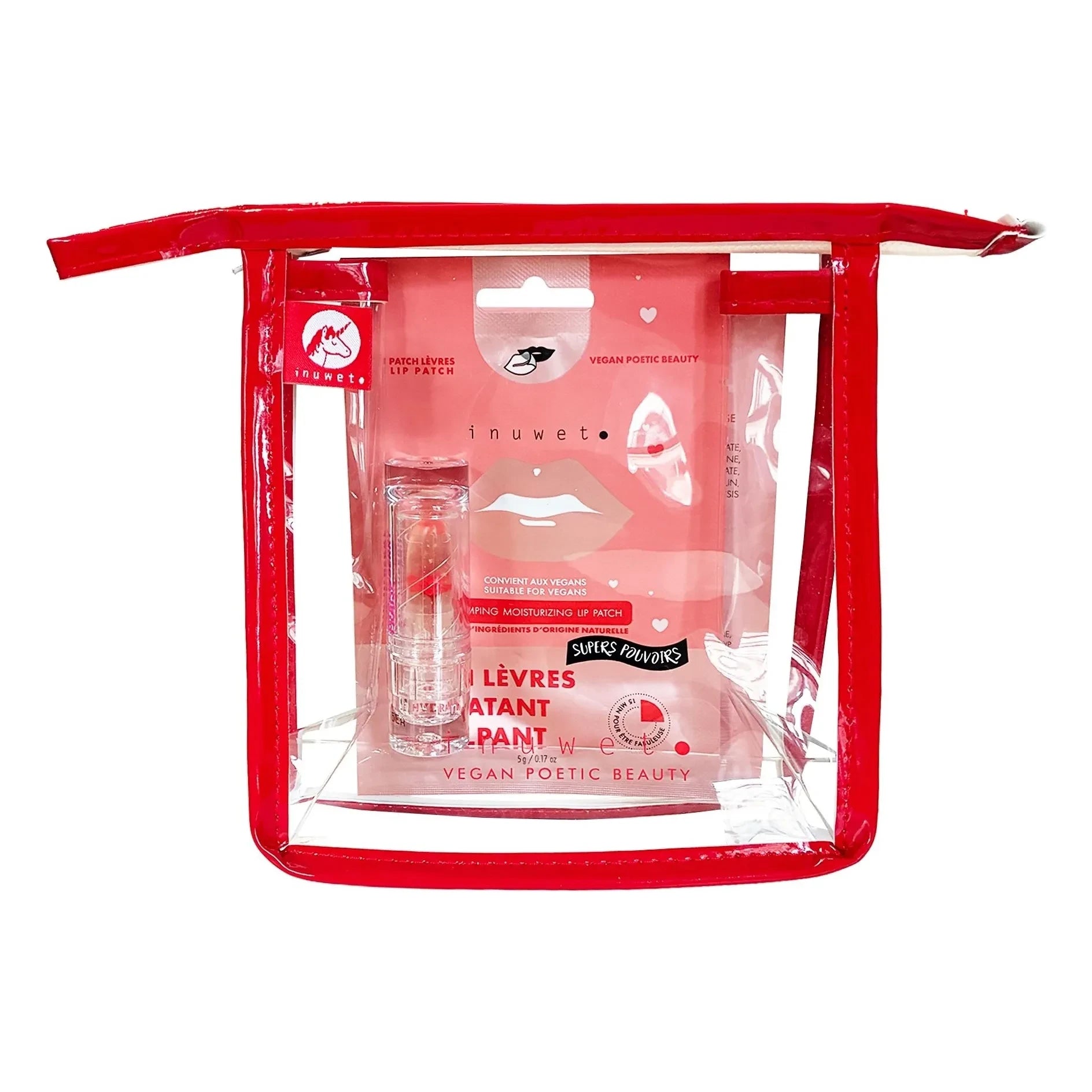 Inuwet - Estuche para lápices Berry | Rojo