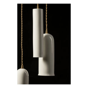 Serax - Lámpara colgante de porcelana Olympia N°1, Anita Le Grelle | Blanco