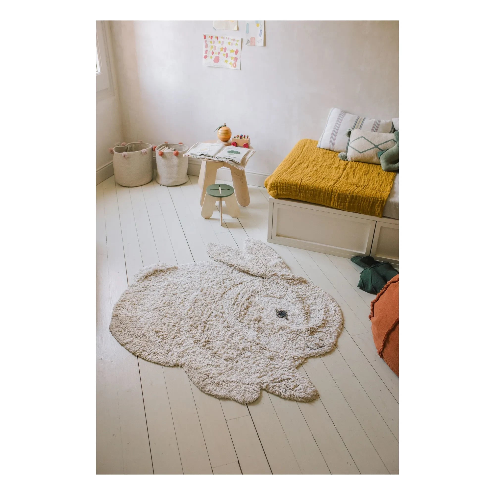Lorena Canals - Alfombra de Conejo | Gris