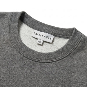 Smallable Kid - Sudadera Borough de algodón orgánico | Gris jaspeado
