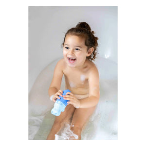 Quut - Juguete de baño Squeezi Hippo | Azul
