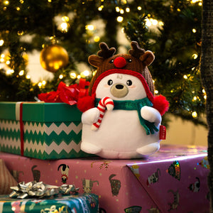 Legami - Oso Polar de Peluche de Navidad - ¡Mini Súper Suave!