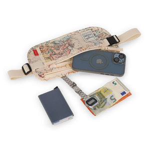 Legami - Bolsa de Cintura de Viaje Ultra-delgada - Bolsa de Cintura Secreta