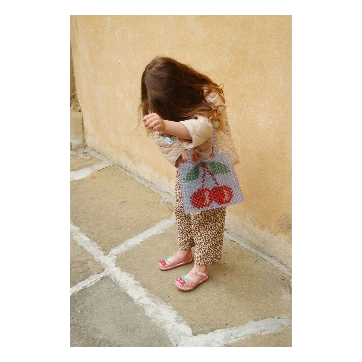 Konges Sløjd - Pantalones de algodón orgánico Coco Leopard | Marrón