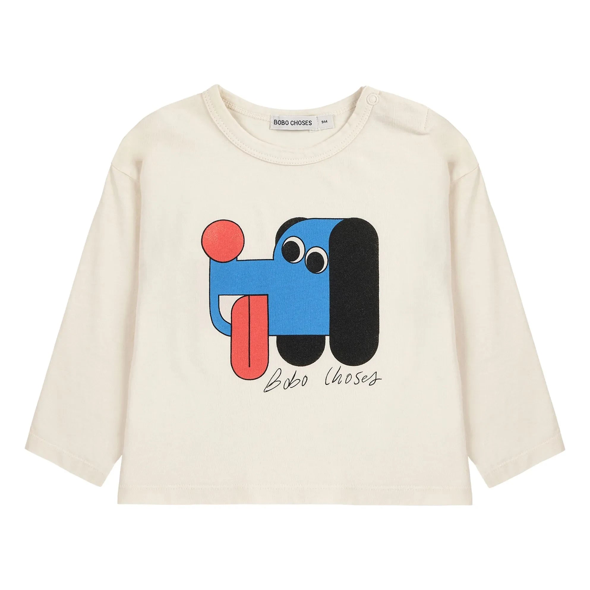 Bobo Choses - Camiseta Perro de Algodón Orgánico | Crudo