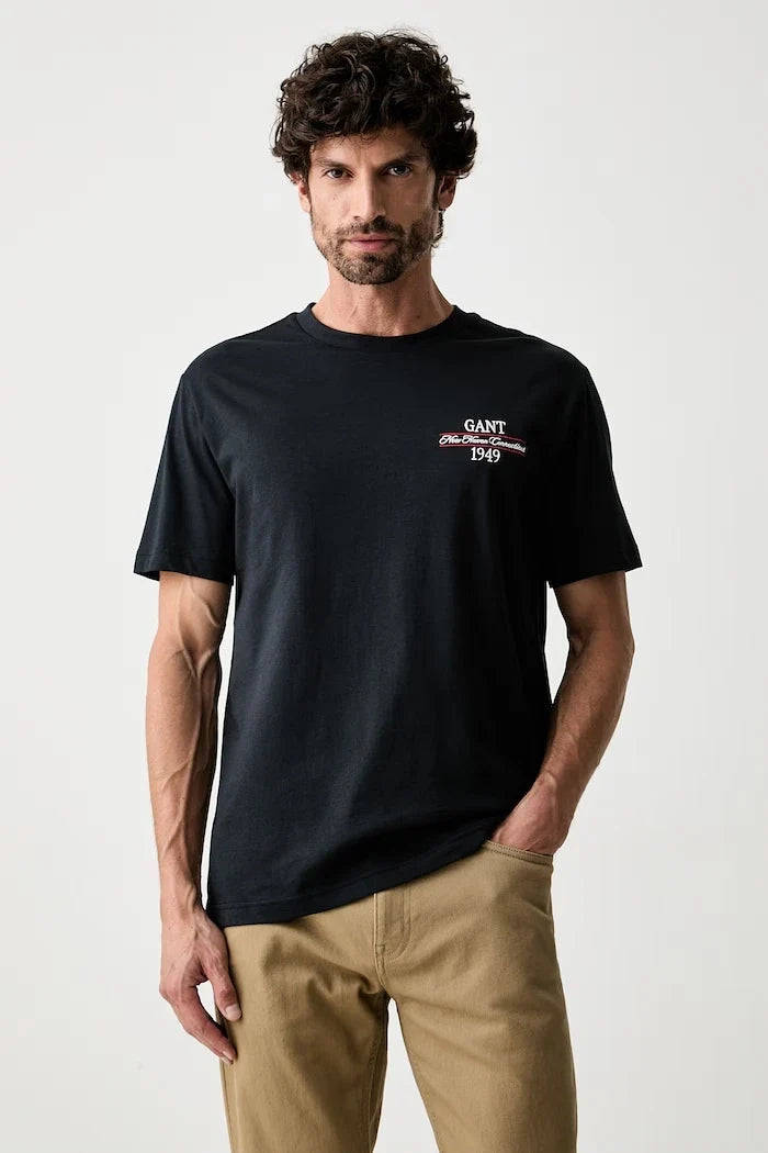 Camiseta de algodón para hombre Gant