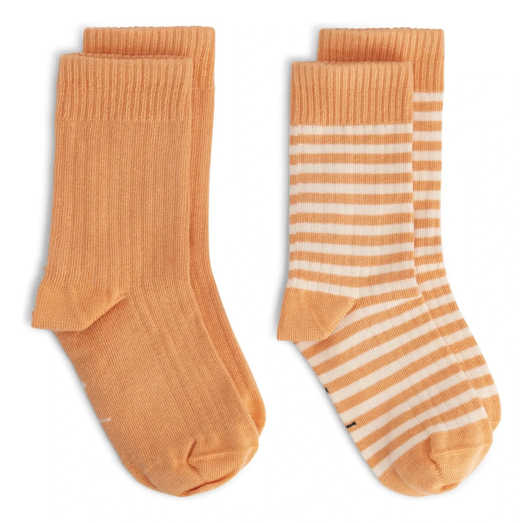 Gray Label - Pack de 2 pares de calcetines de algodón orgánico | Albaricoque