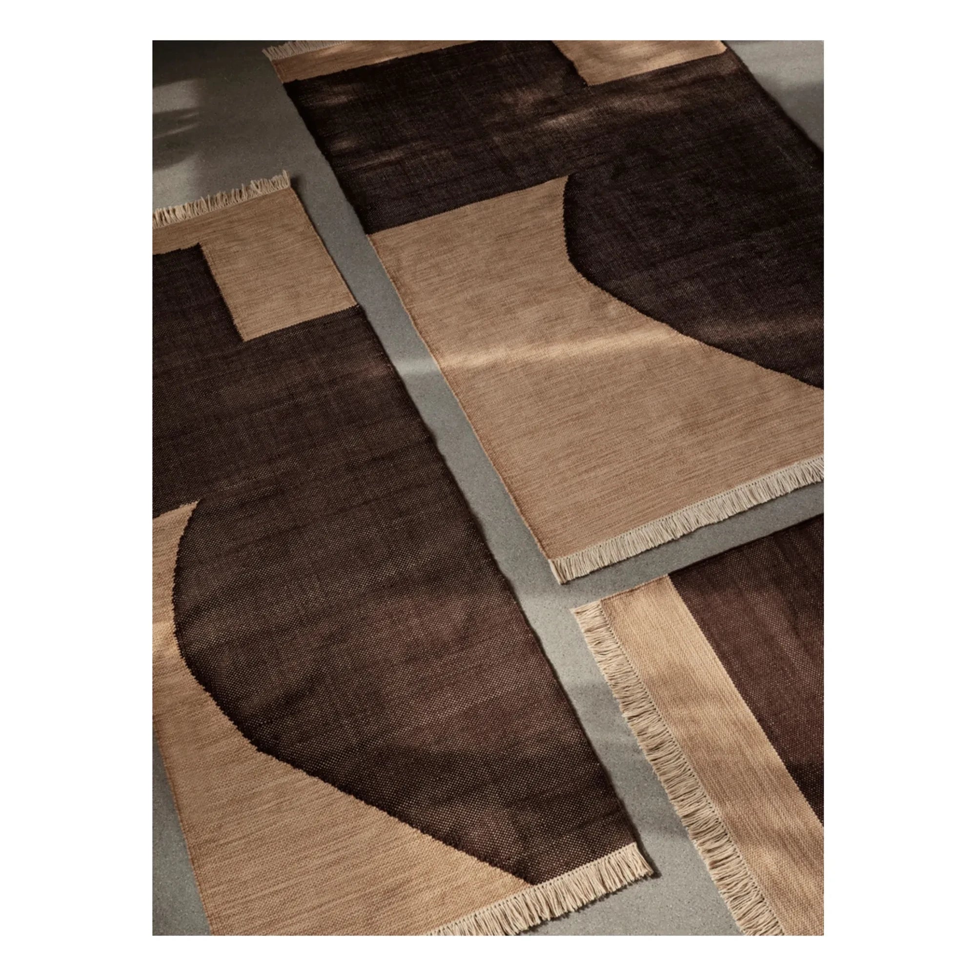 Ferm Living - Alfombra Forene | Chocolate