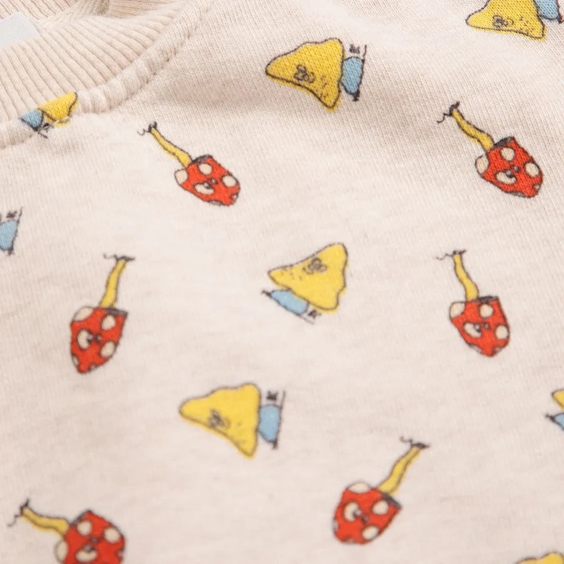 Bobo Choses - Mantar Sweat Organik Pamuk Bebek | Ekru
